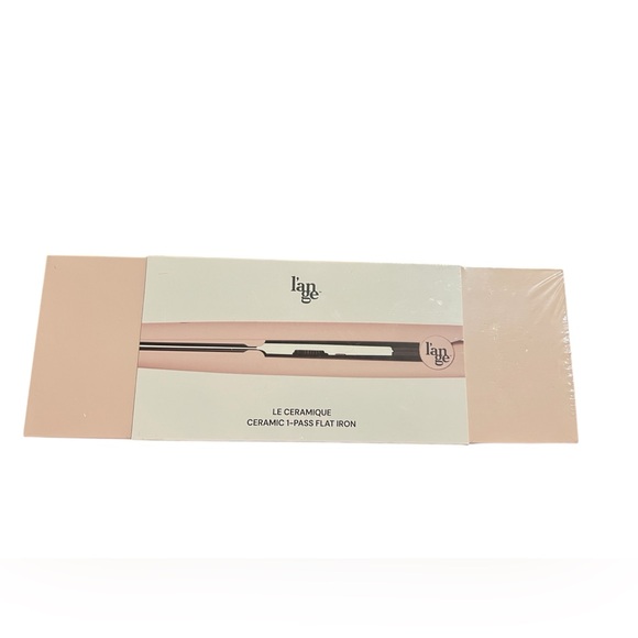 L'ange Le Ceramique Ceramic 1-Pass Flat Iron in Blush - Picture 2 of 5